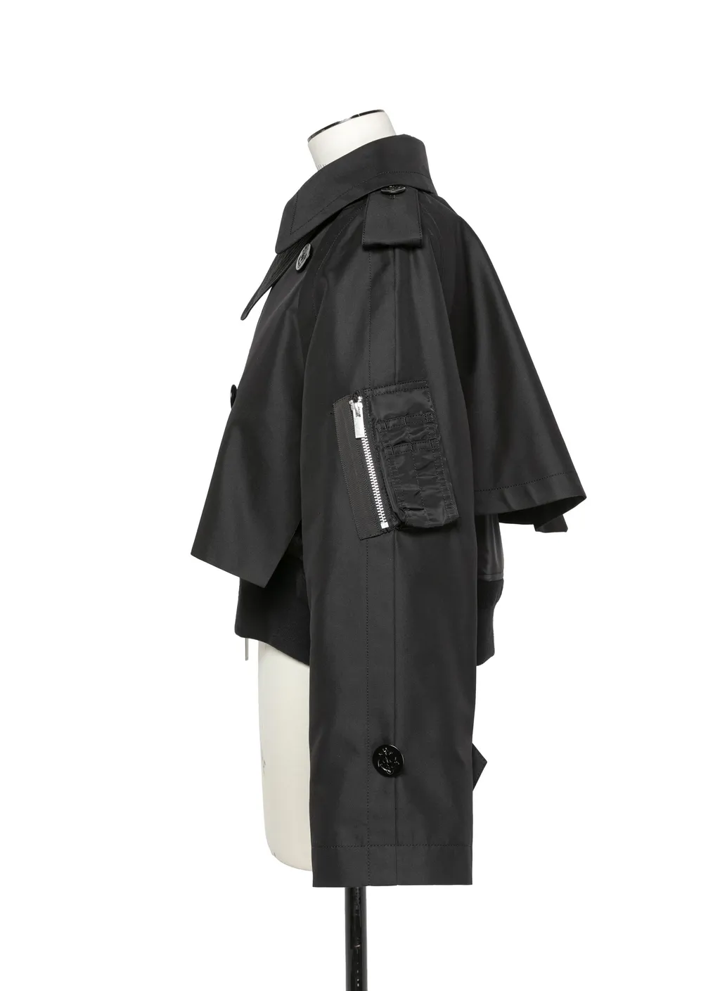 Cotton Gabardine X Nylon Twill Blouson