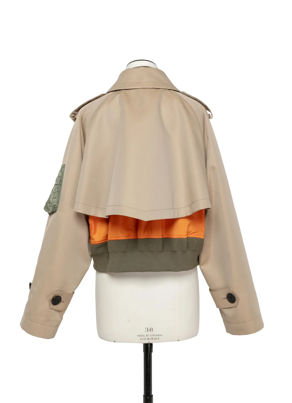 Cotton Gabardine X Nylon Twill Blouson