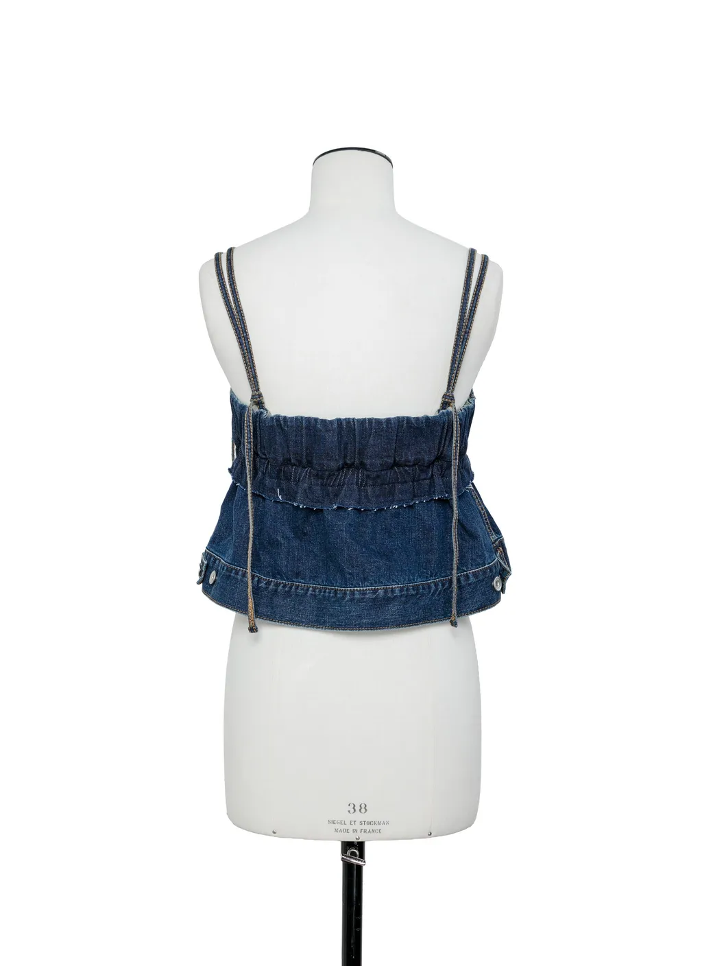 Sacai Cropped Denim Top