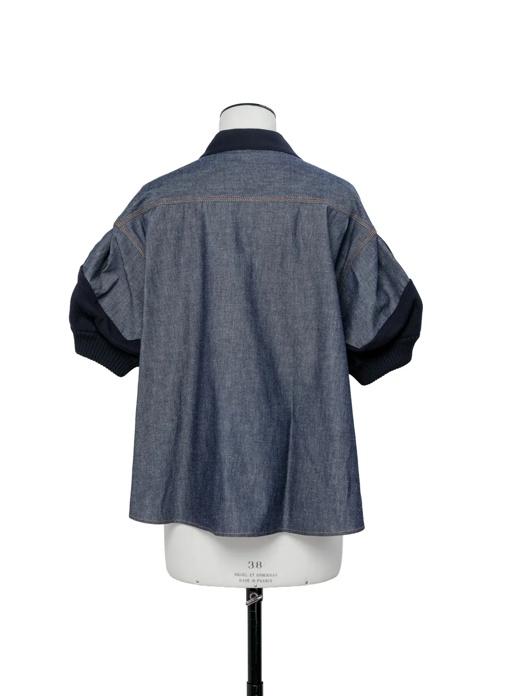 Denim X Knit Cardigan