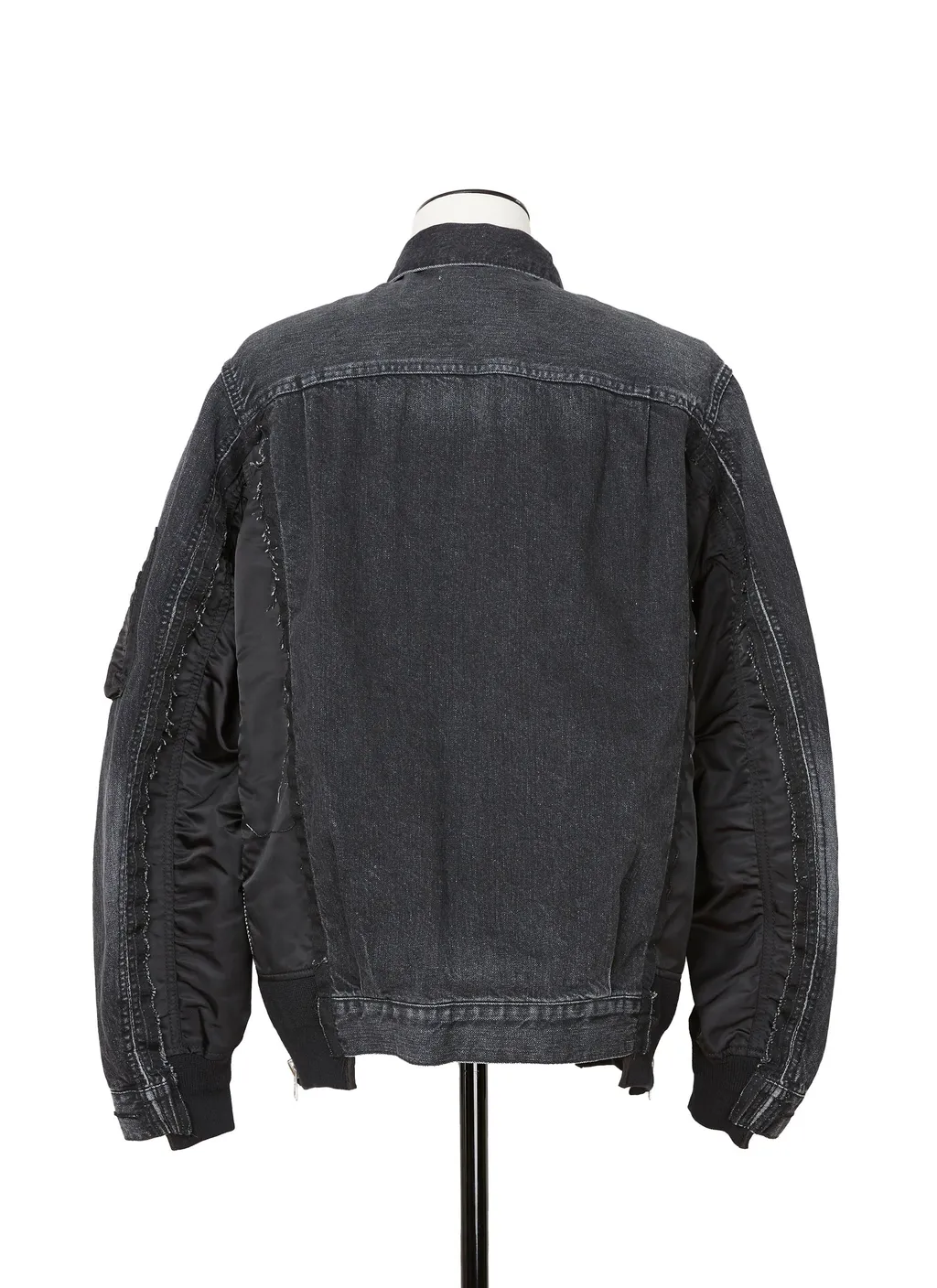 Denim X Nylon Twill Jacket