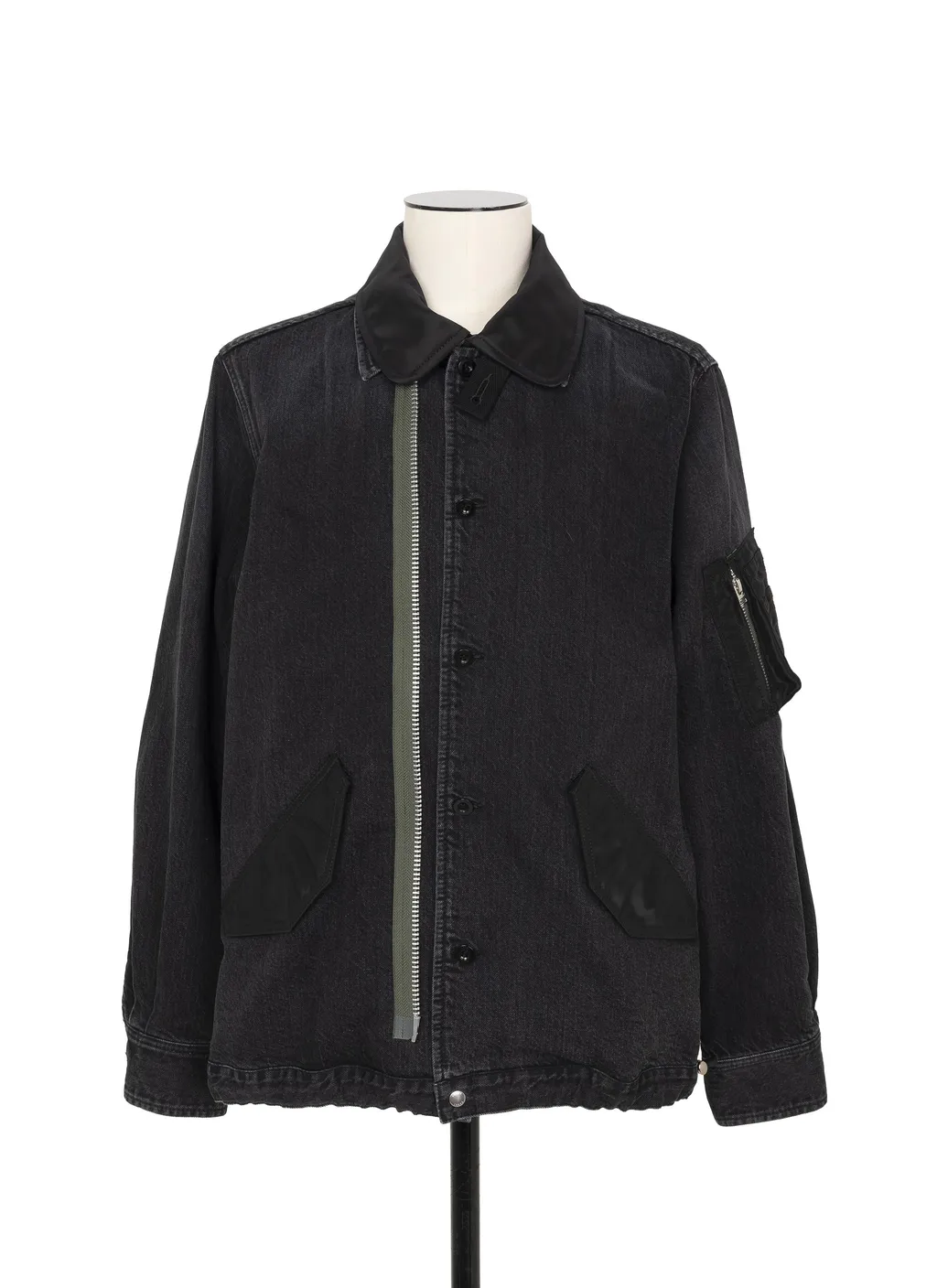 Denim X Nylon Twill Blouson