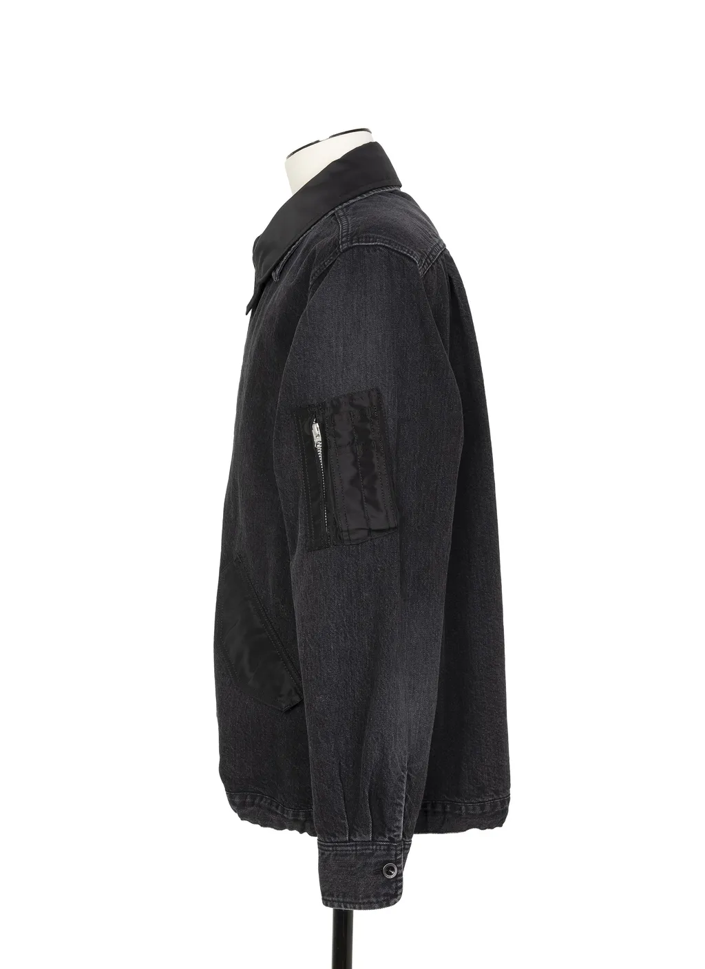 Denim X Nylon Twill Blouson