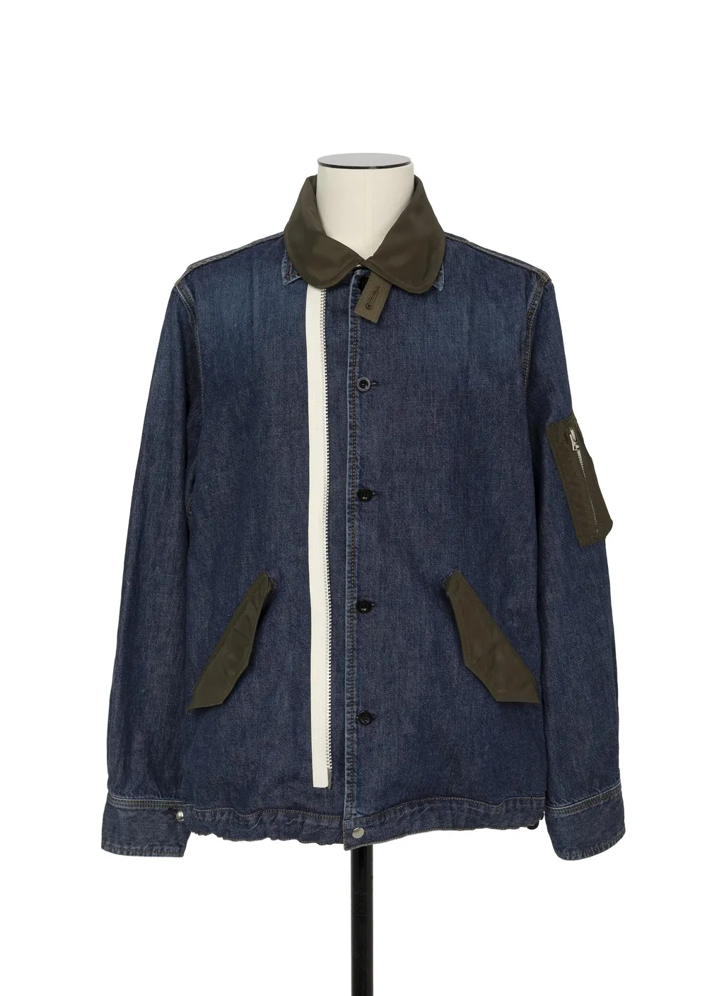 Denim X Nylon Twill Blouson