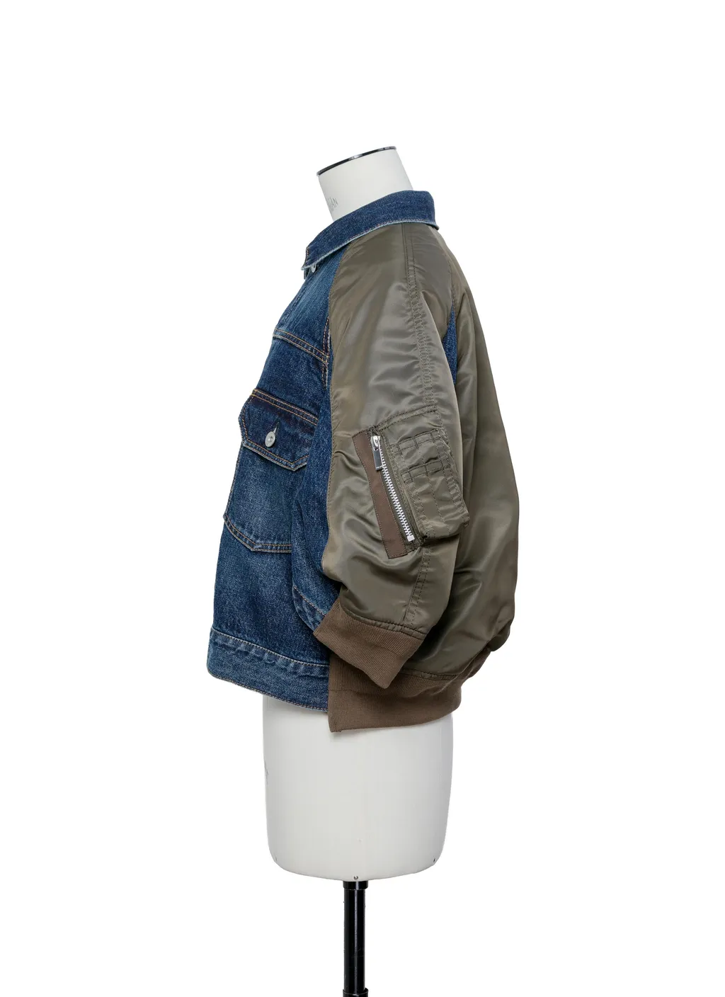 Denim X Nylon Twill Jacket