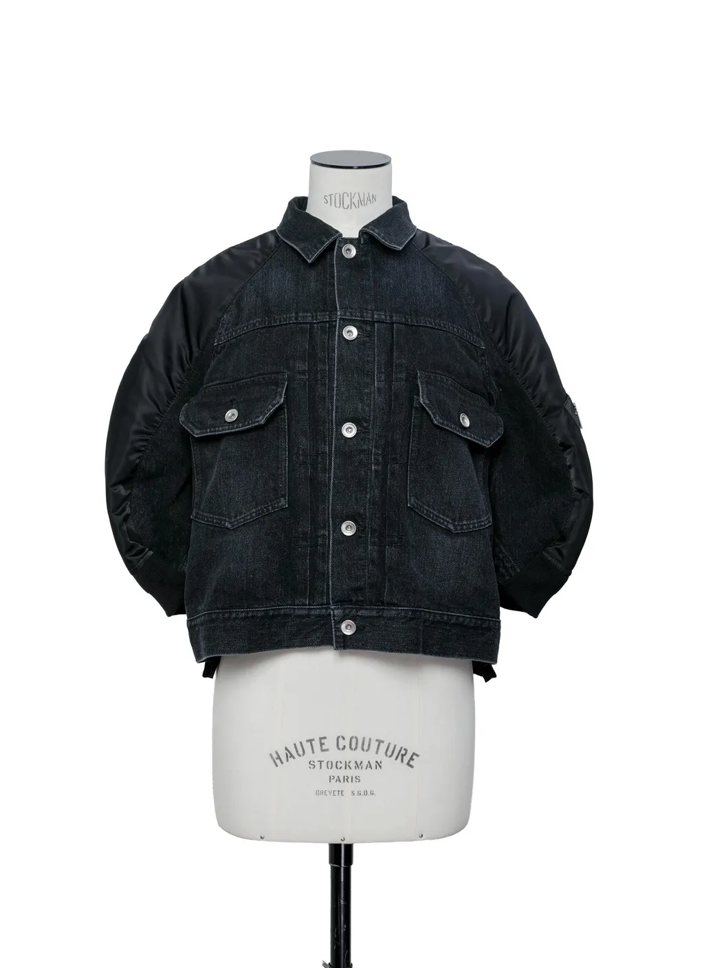Denim X Nylon Twill Jacket