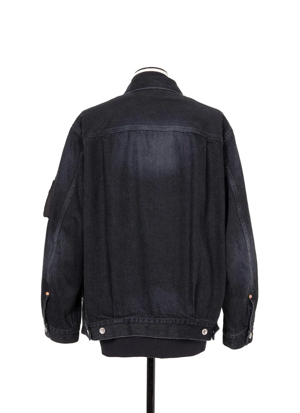 Denim X Nylon Twill Jacket