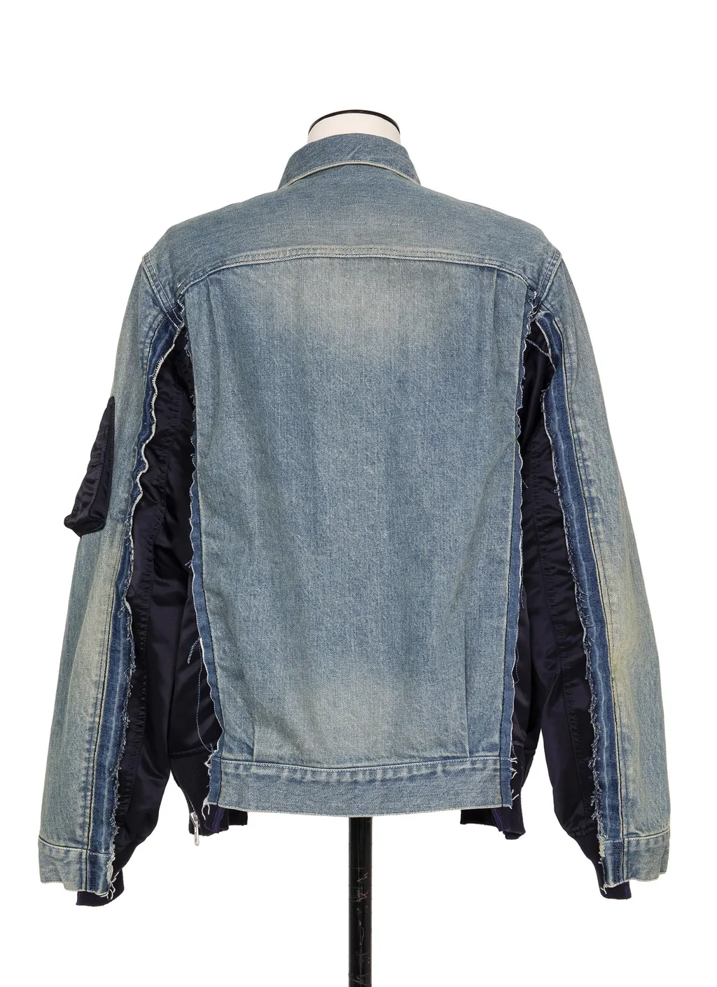 Denim X Nylon Twill Jacket