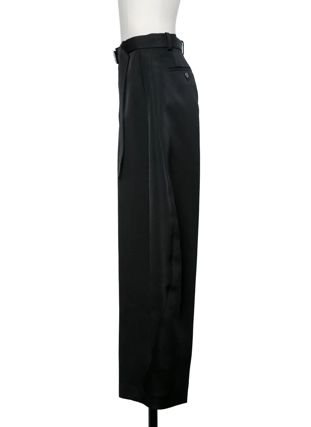 Double-Faced Silk Cotton Pants