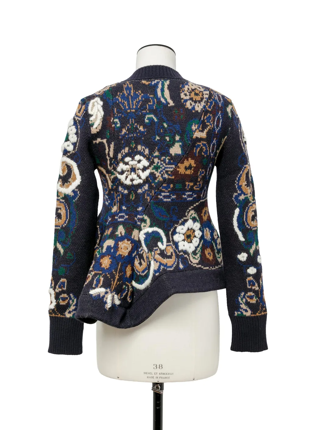 Floral Jacquard Knit Pullover