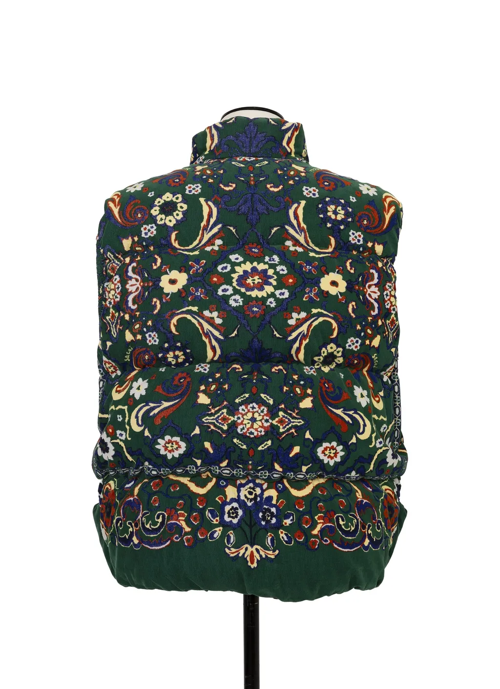 Floral Print Corduroy Vest