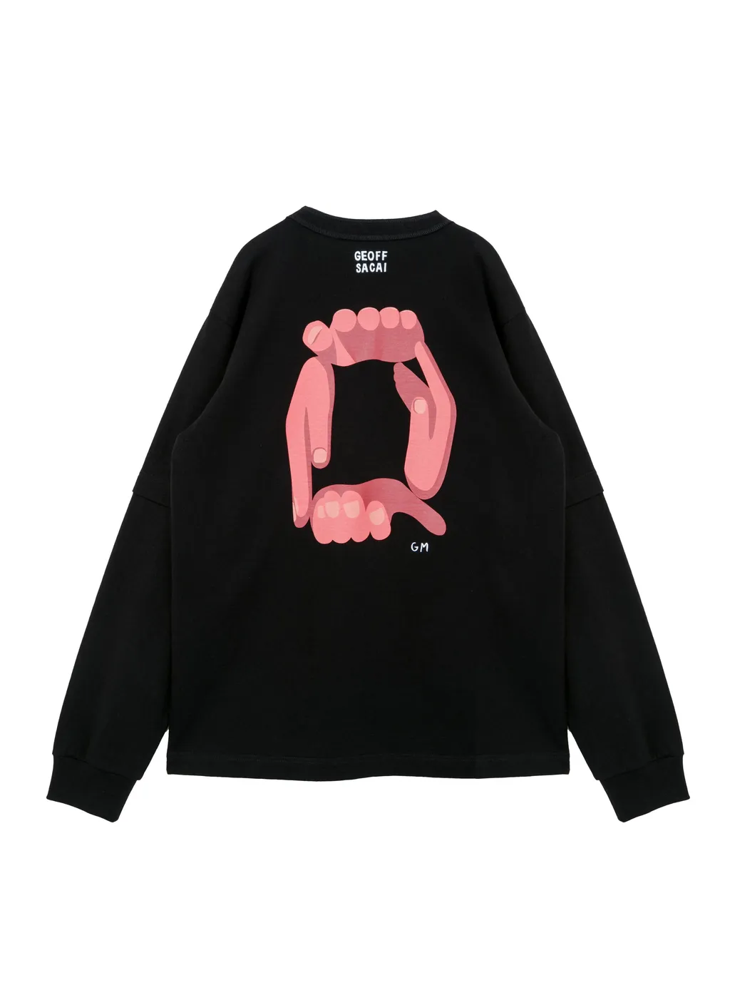 Geoff Sacai By Geoff Mcfetridge Print L/S T-Shirt