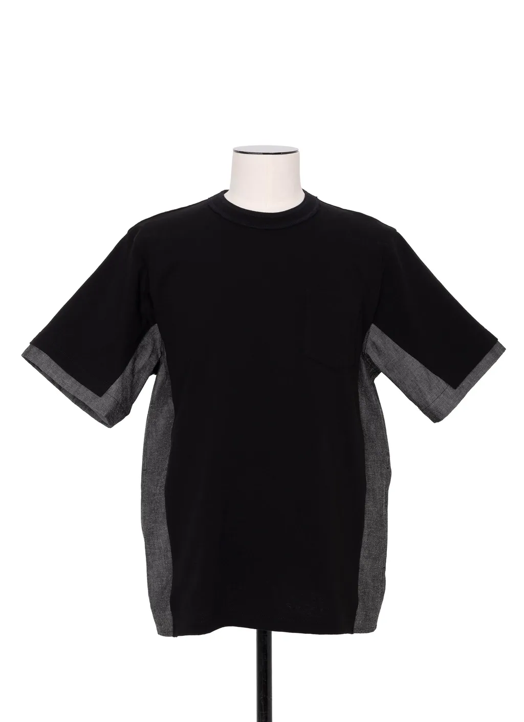 Light Weight Denim X Cotton Jersey T-Shirt