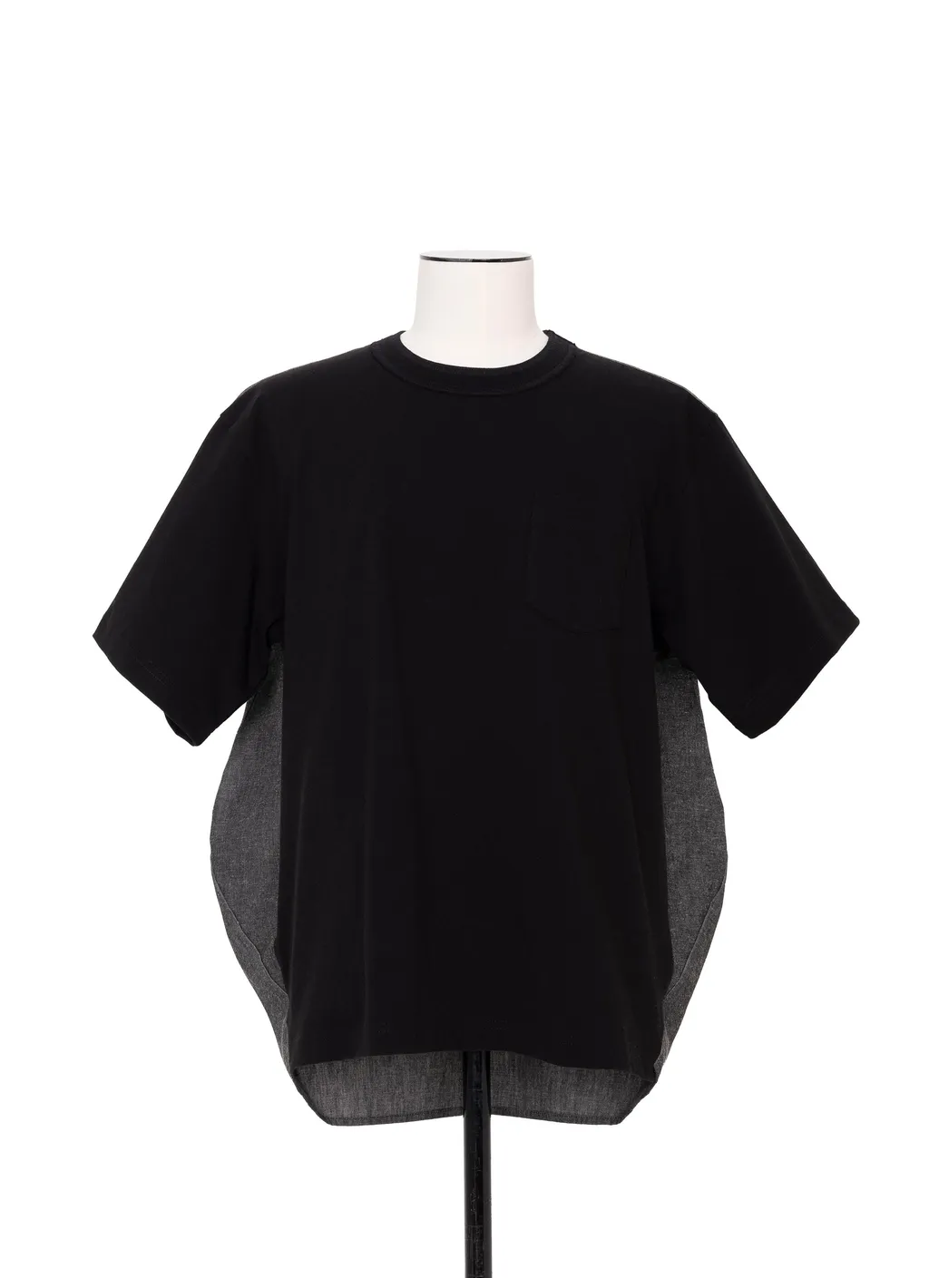 Light Weight Denim X Cotton Jersey T-Shirt