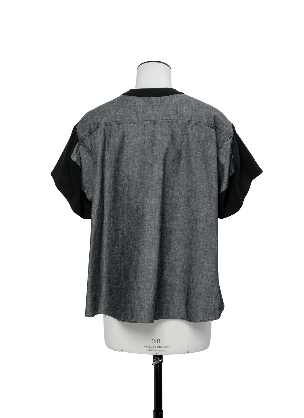 Light Weight Denim X Cotton Jersey T-Shirt