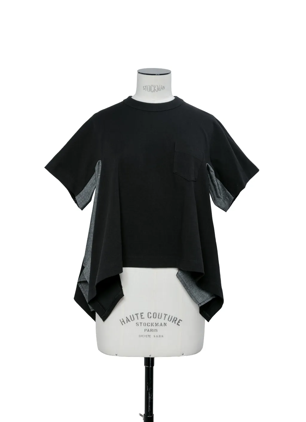 Light Weight Denim X Cotton Jersey T-Shirt