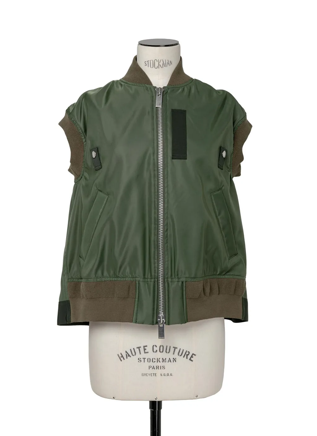Zip-Up Sleeveless Gilet