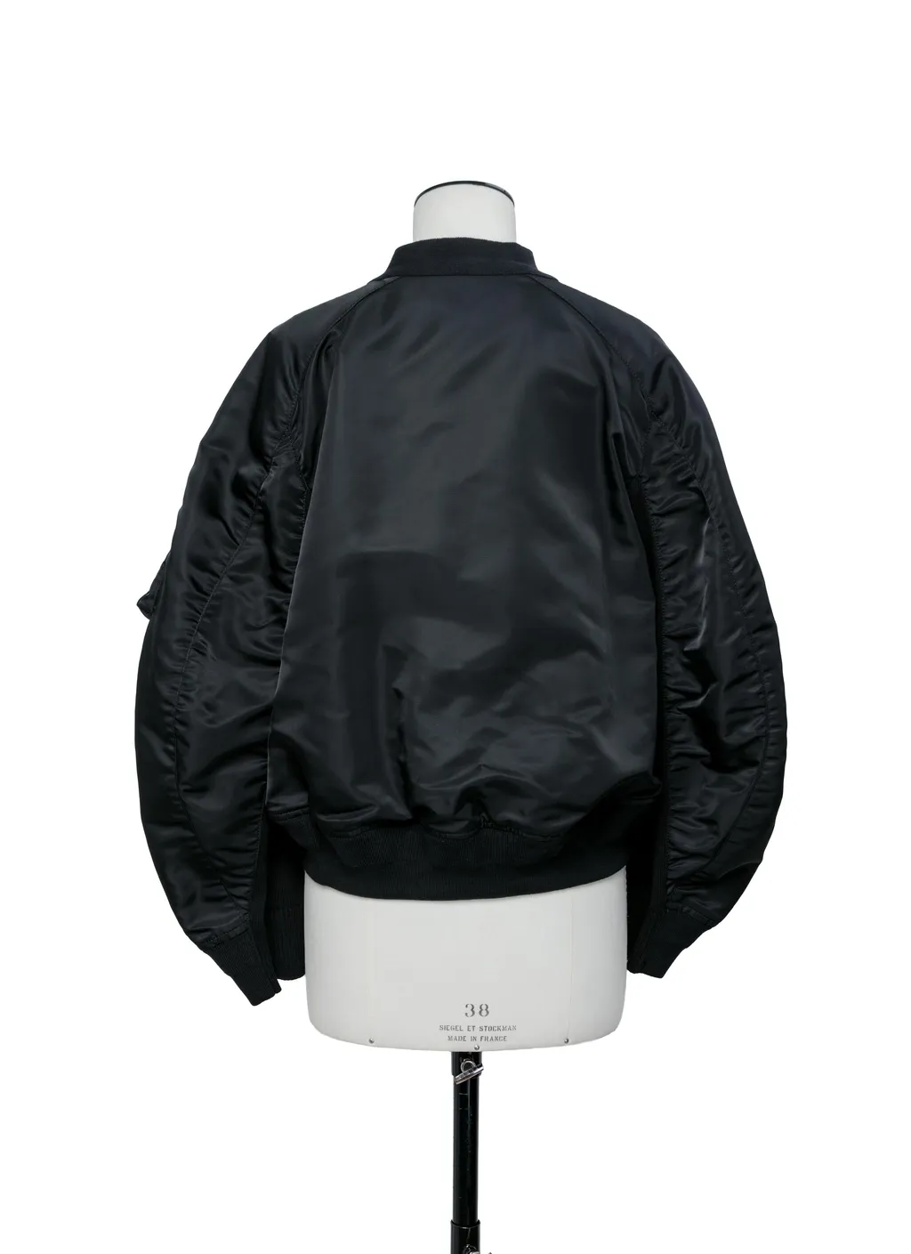 Nylon Twill X Knit Cardigan