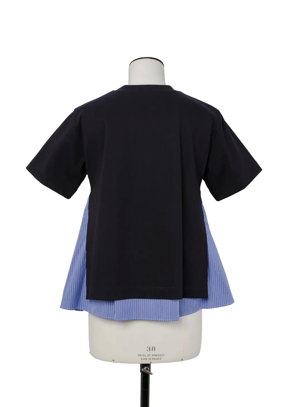 Poplin X Cotton Jersey T-Shirt