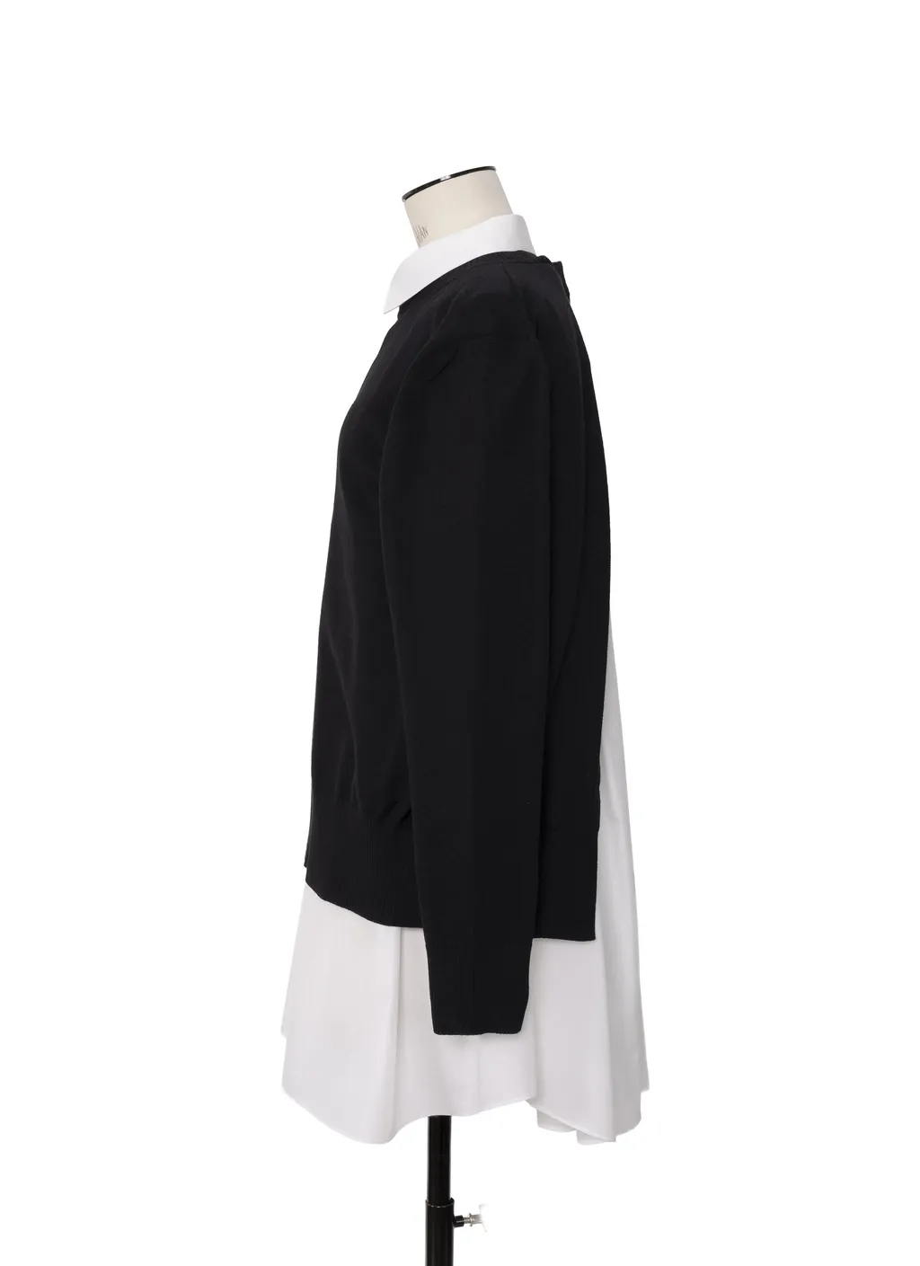 Poplin X Cotton Knit Dress