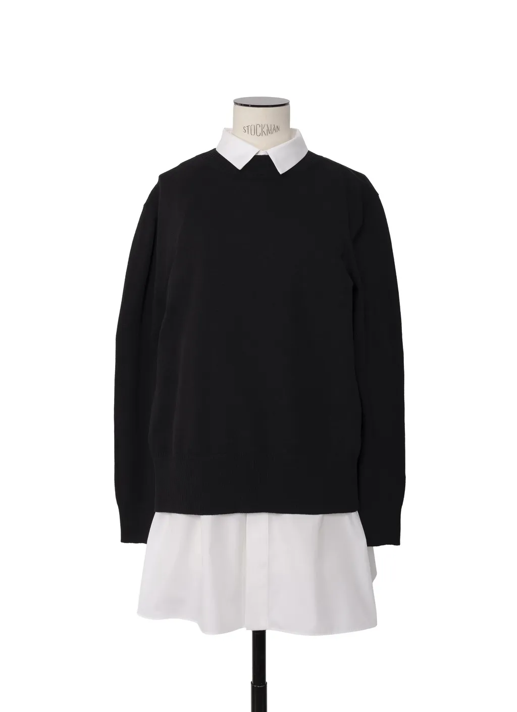 Poplin X Cotton Knit Dress