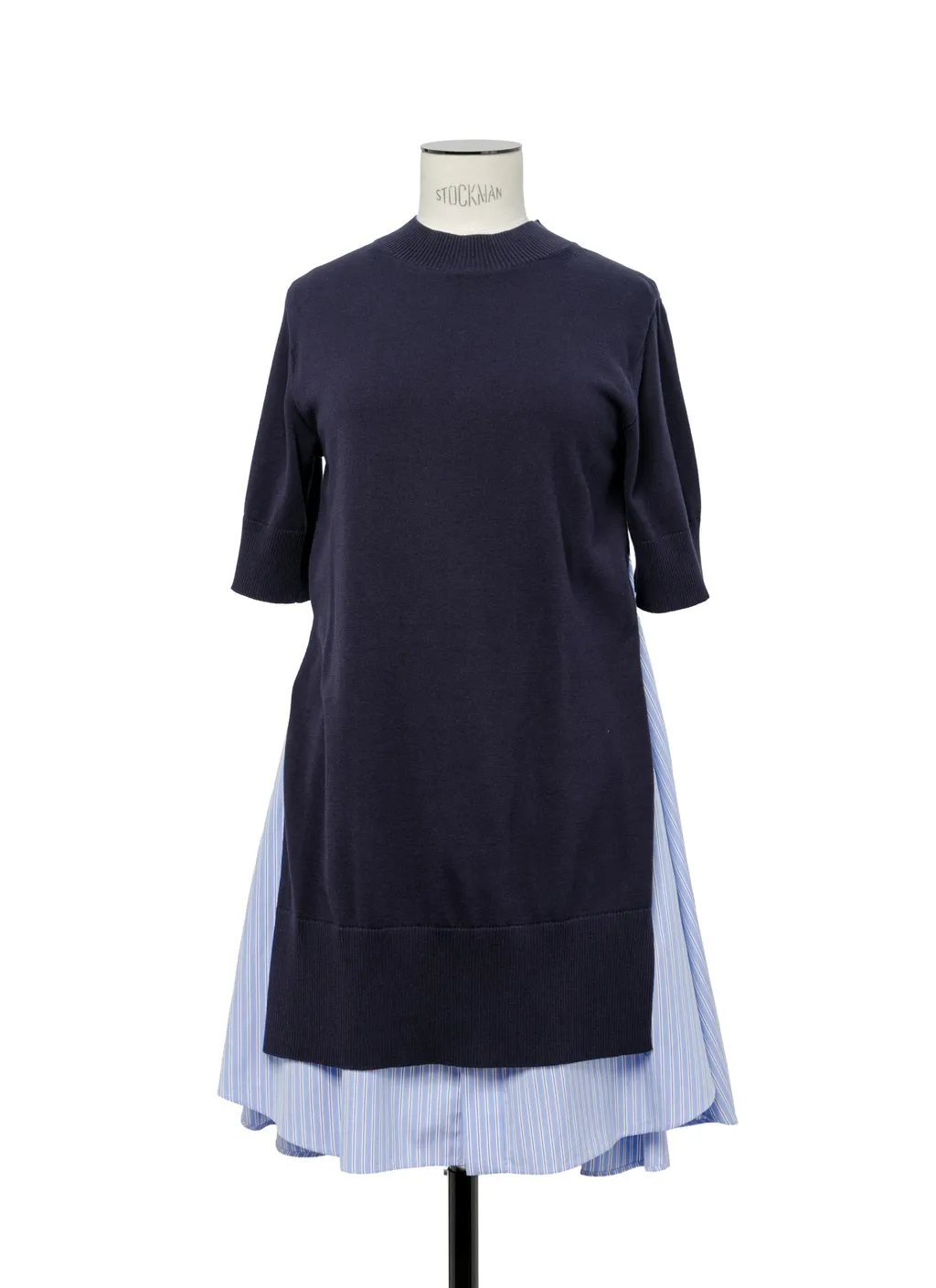 Poplin X Knit Dress