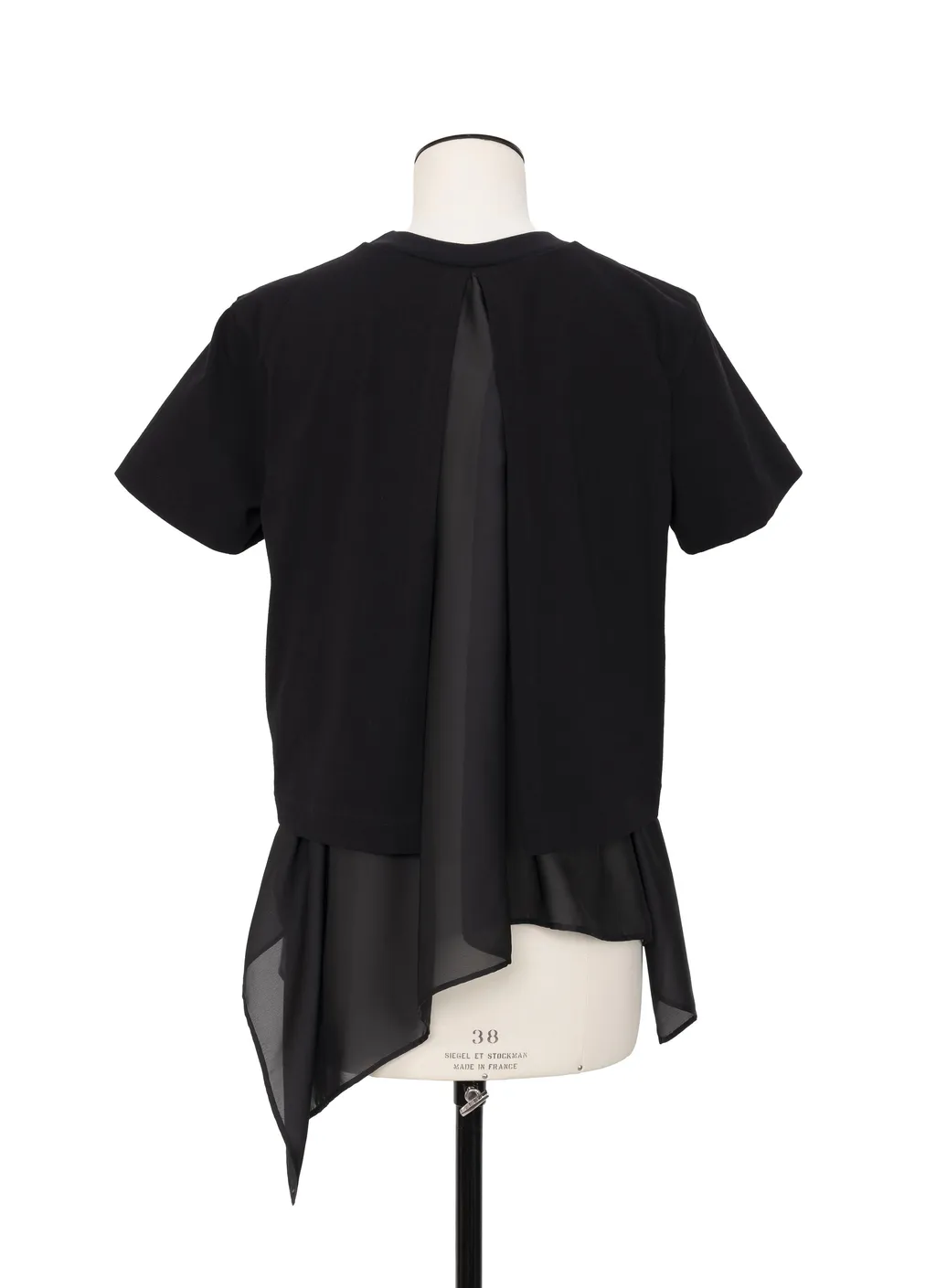 Satin X Cotton Jersey T-Shirt