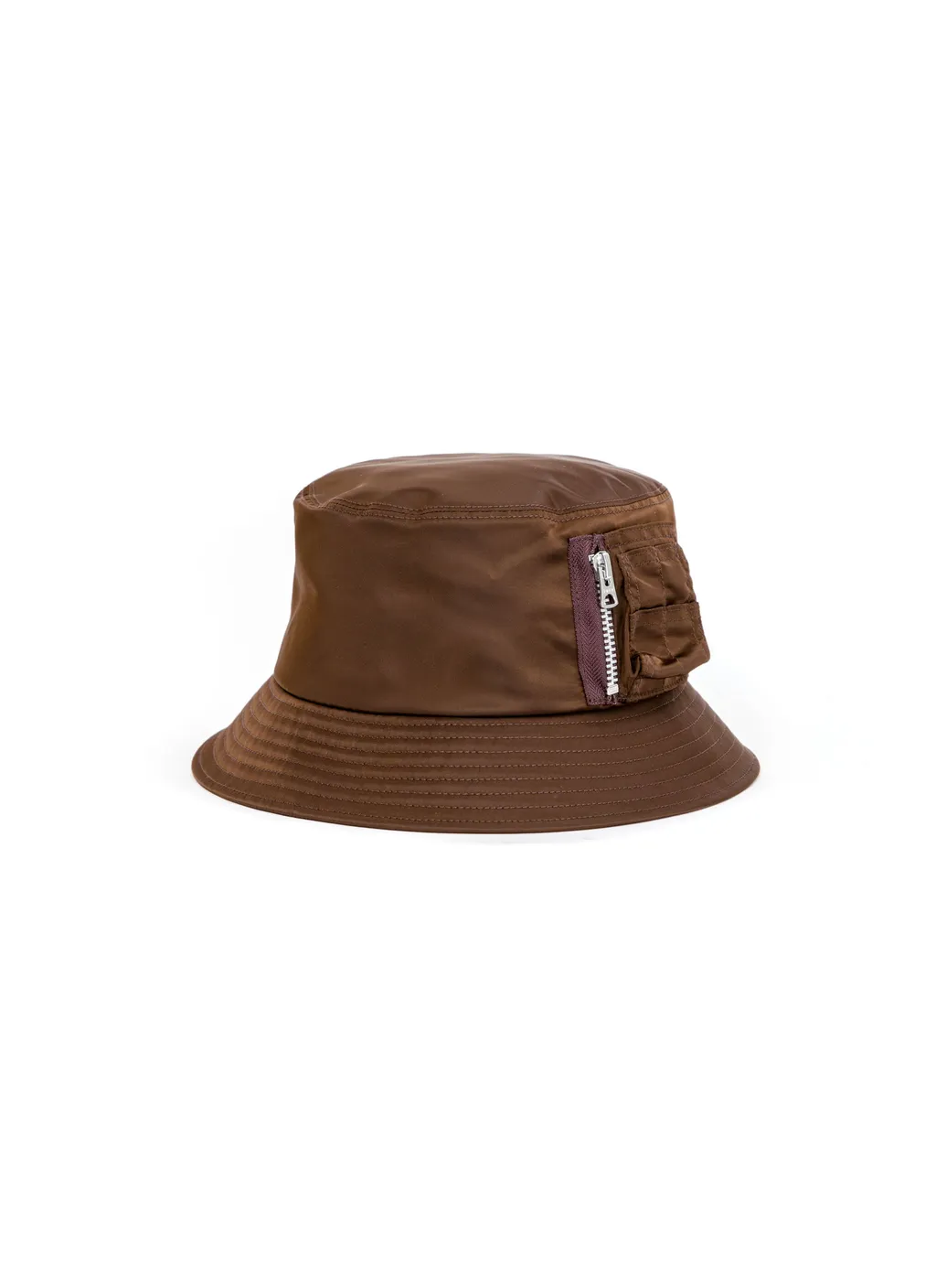 Single Brim Pocket Hat / Nylon Twill
