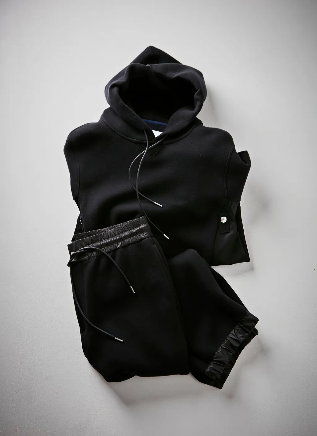 Sponge Sweat X Nylon Twill Hoodie