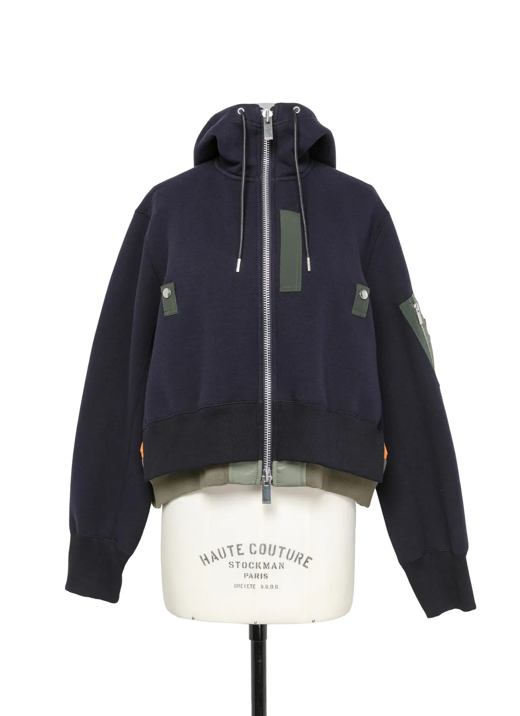 Sponge Sweat X Nylon Twill Hoodie