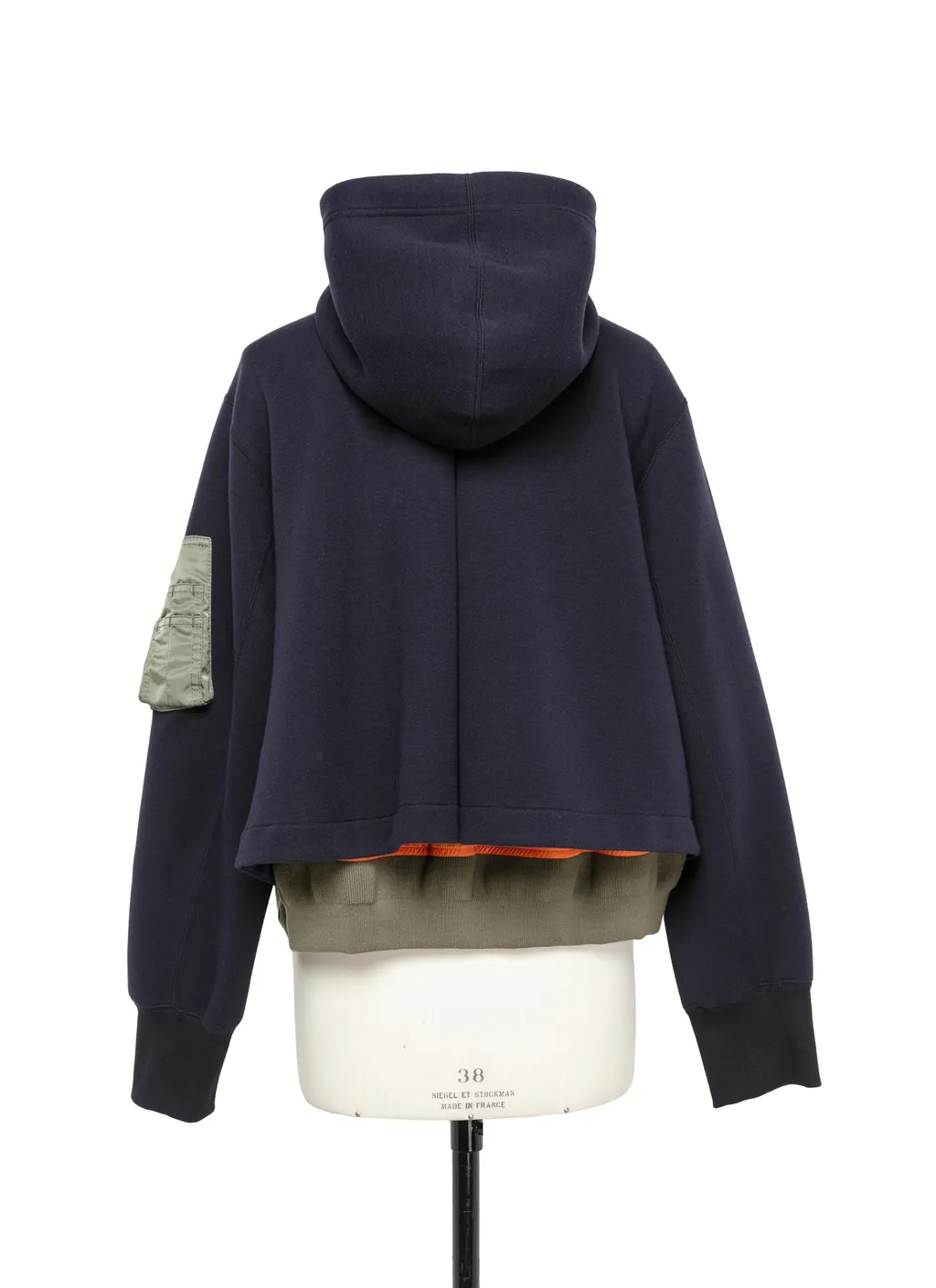 Sponge Sweat X Nylon Twill Hoodie
