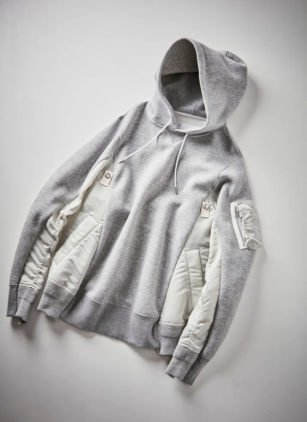 Sponge Sweat X Nylon Twill Hoodie