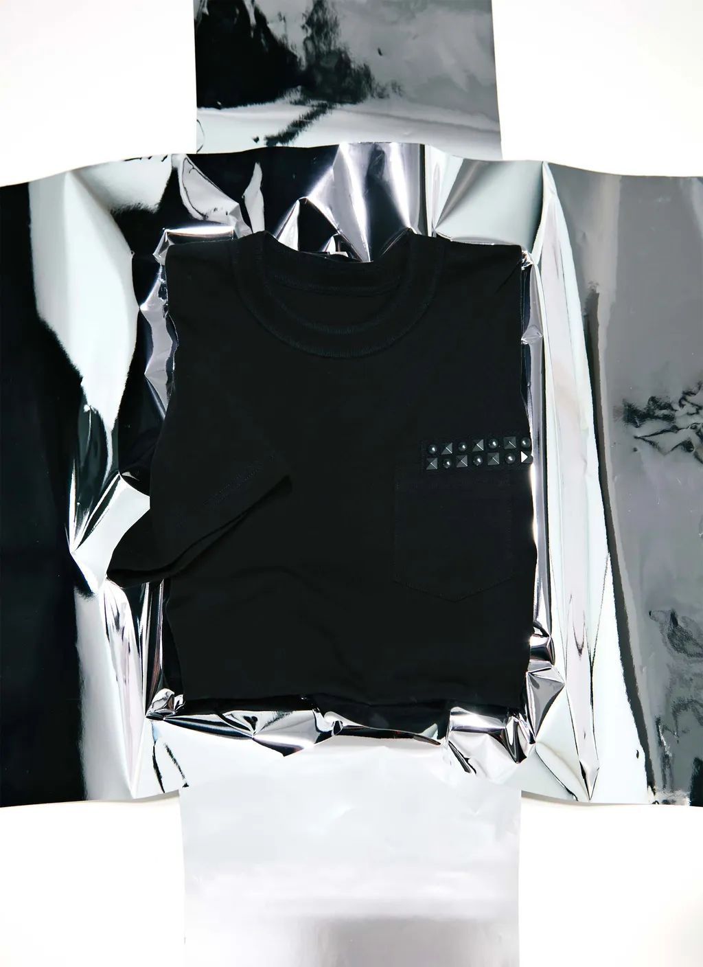 Studded Cotton Jersey T-Shirt
