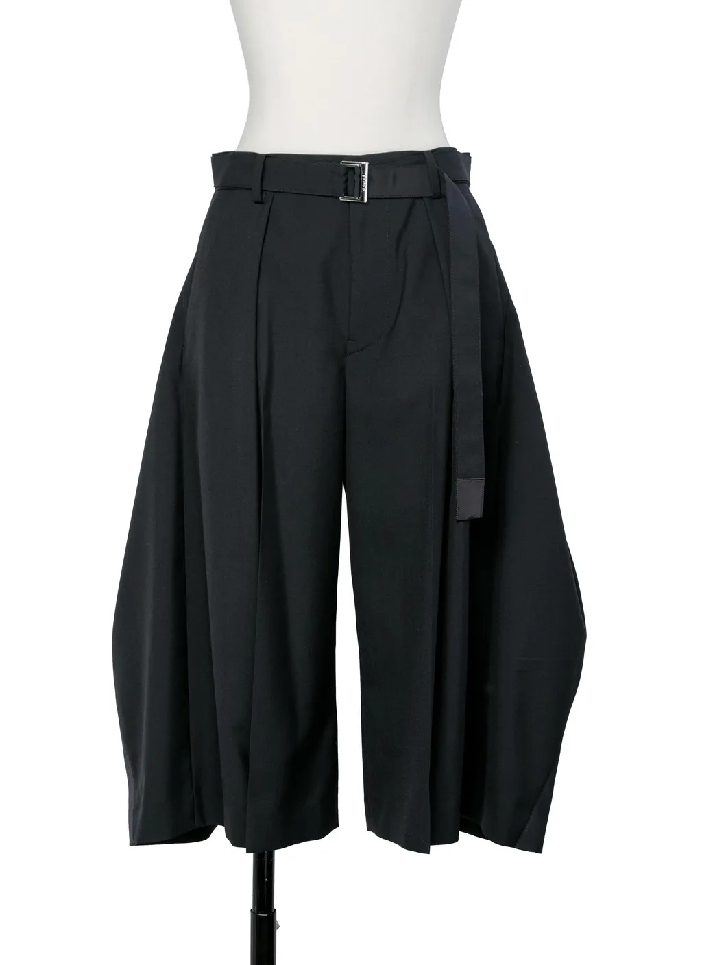 Sacai Wide-Leg Cropped Trousers