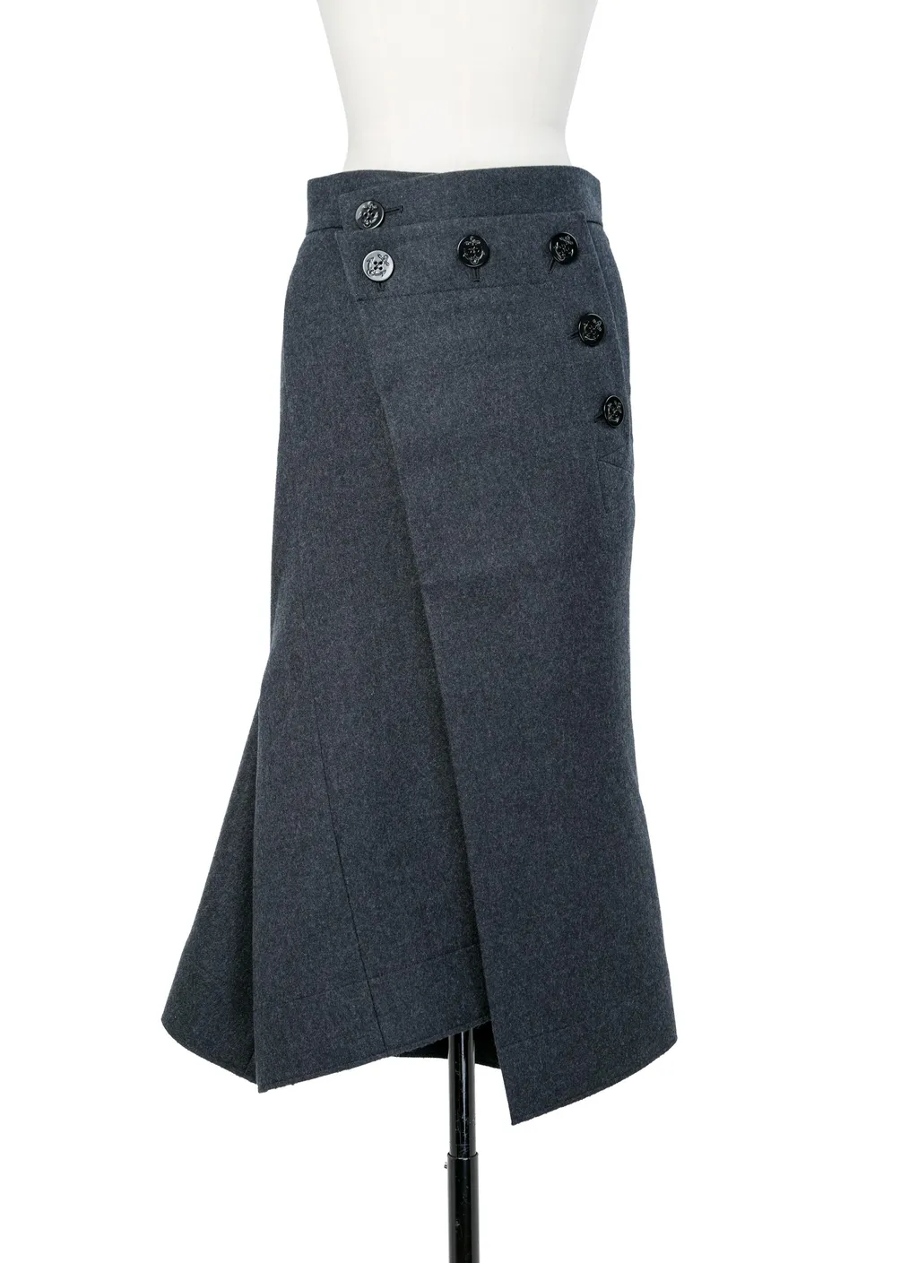 Wool Melton Skirt