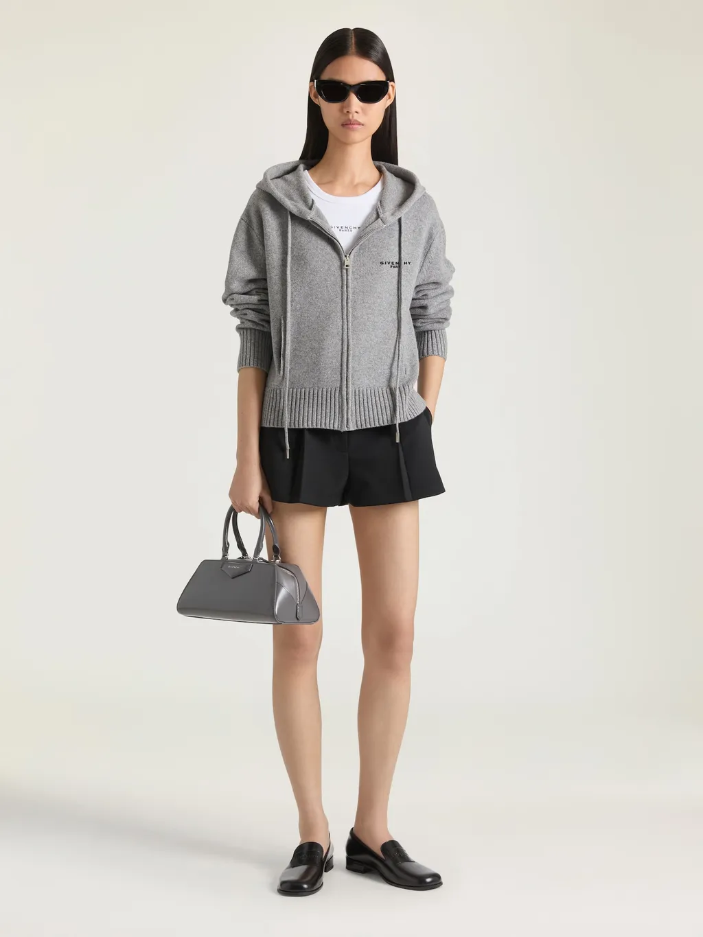 Pleated Shorts In Wool