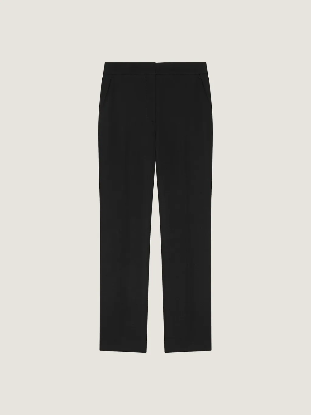 Slim Fit Tailored Pants In Crepe Cady