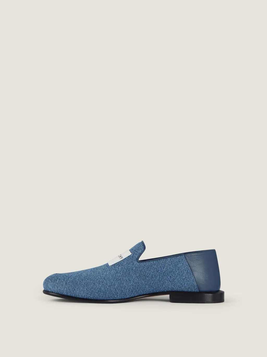 Label Loafers In Denim