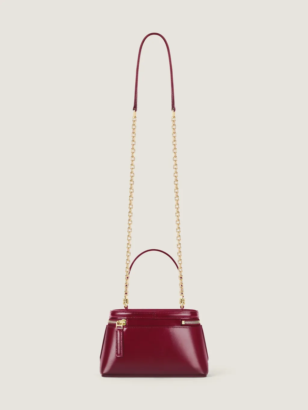 Antigona Vanity Bag In Box Leather With Chain