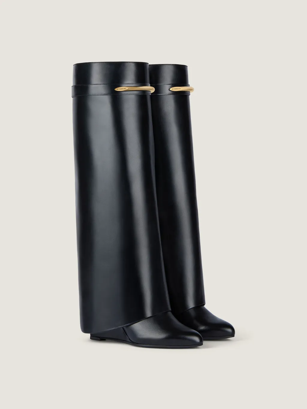 Shark Boots In Leather