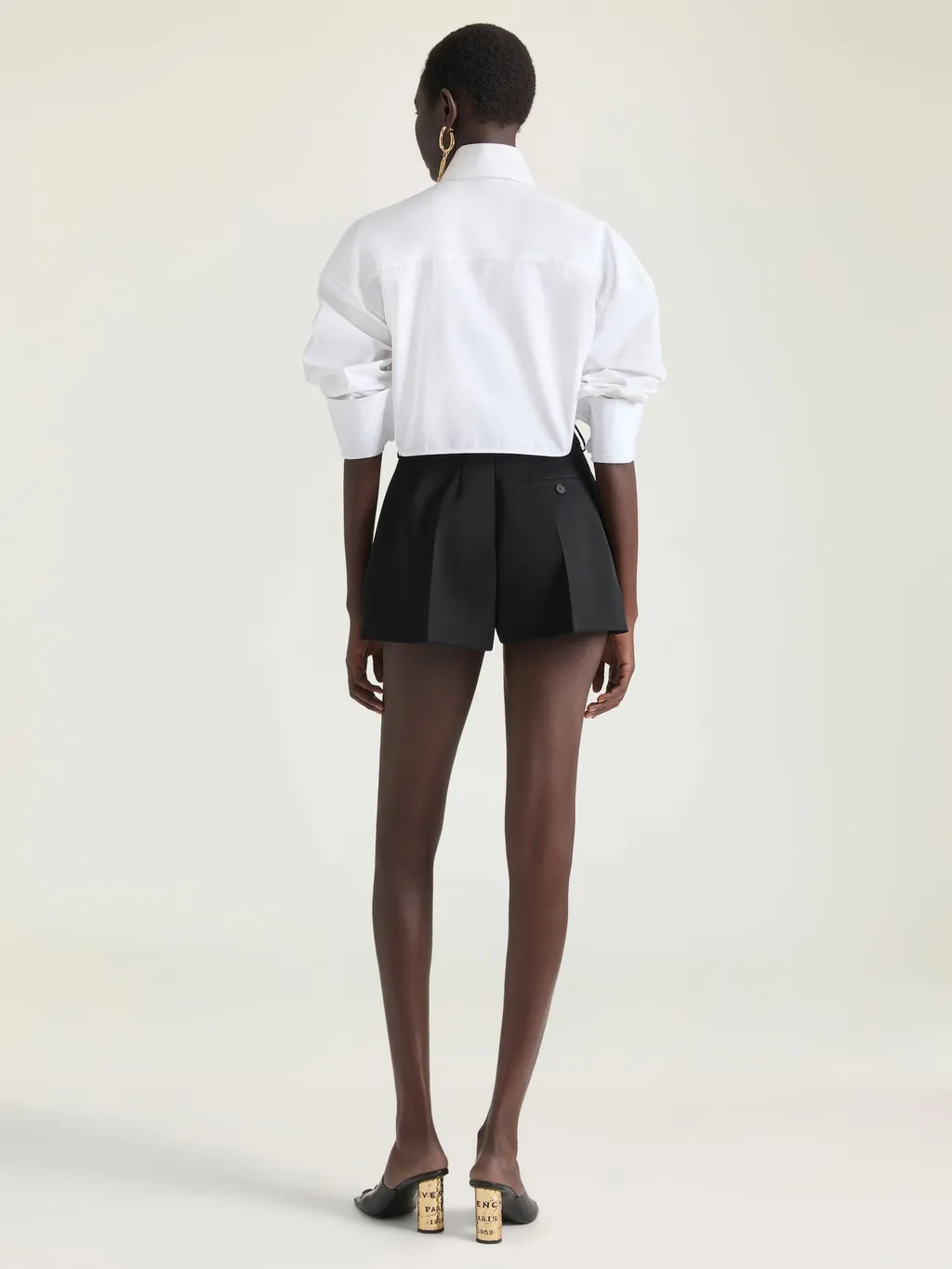 Asymmetric Shirt In Poplin