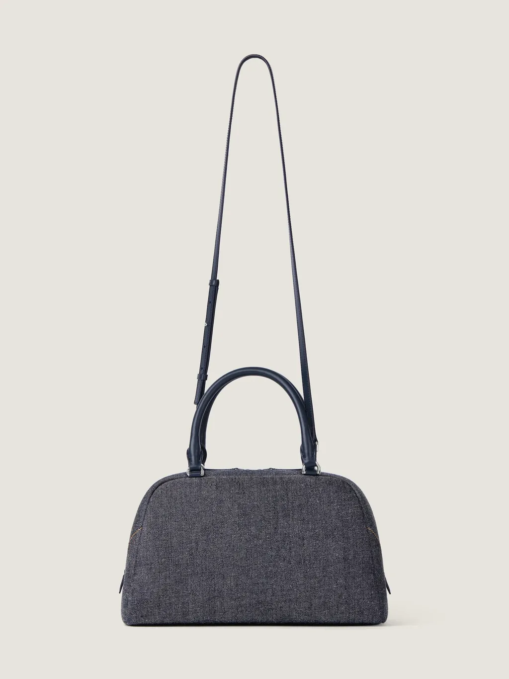Medium Antigona East-West Soft Bag In Denim