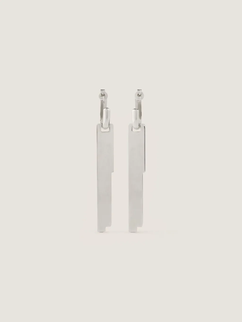 Givenchy Tape Earrings In Metal And Enamel