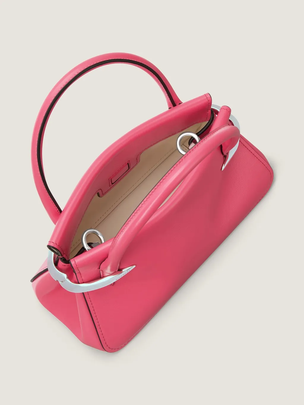 Mini Pinch Bag In Leather