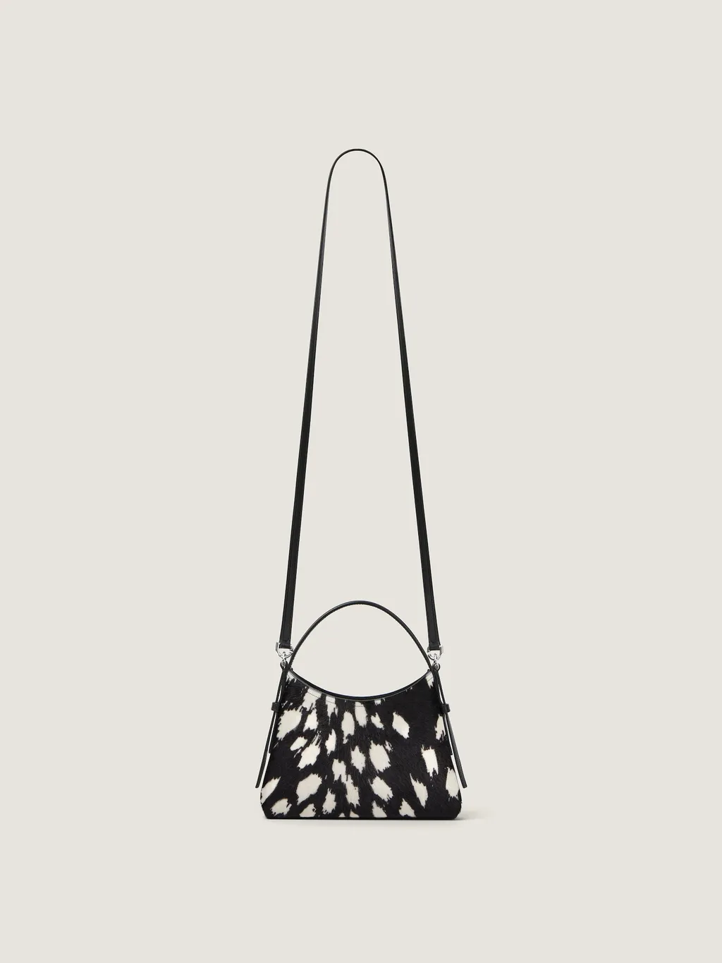 Nano Voyou Bag In Pony Effect Leather With Animal Print