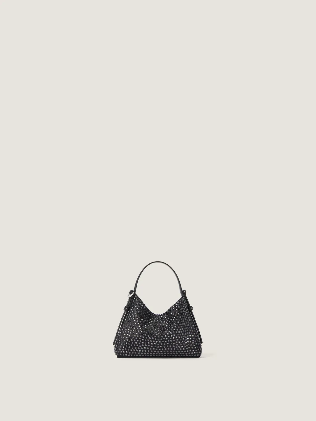Nano Voyou Bag In Leather With Strass
