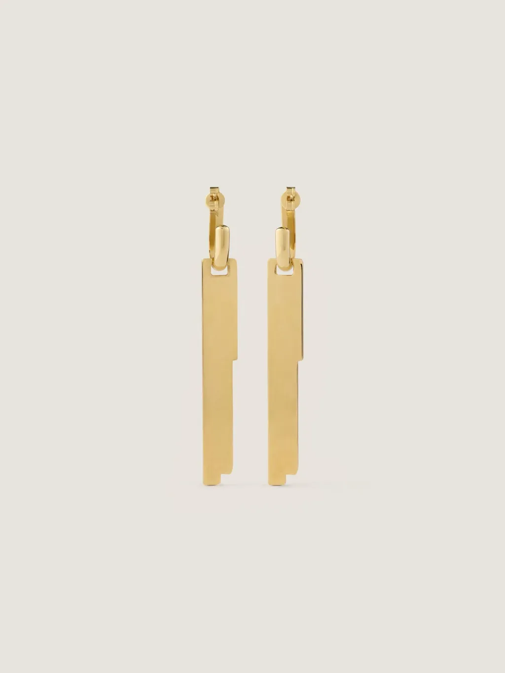 Givenchy Tape Earrings In Metal And Enamel