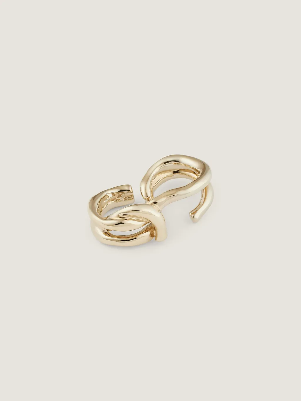 Chain Link Double Fingers In Metal