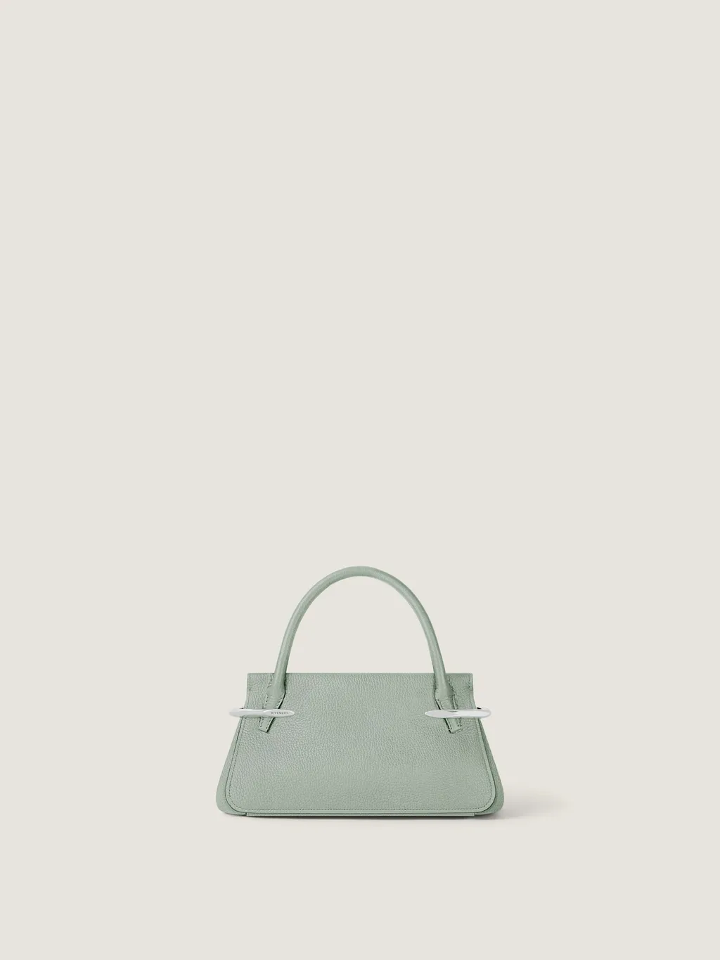 Mini Pinch Bag In Grained Leather
