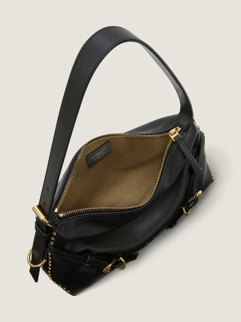 Mini Voyou Bag In Leather With Studs
